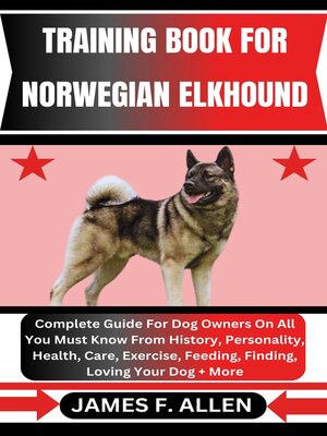 cover image of TRAINING BOOK FOR NORWEGIAN ELKHOUND